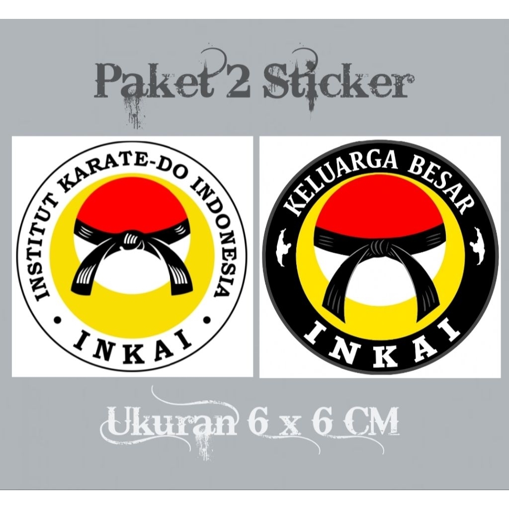 Jual Sticker INKAI / Karate Do Indonesia 2 Pcs | Shopee Indonesia