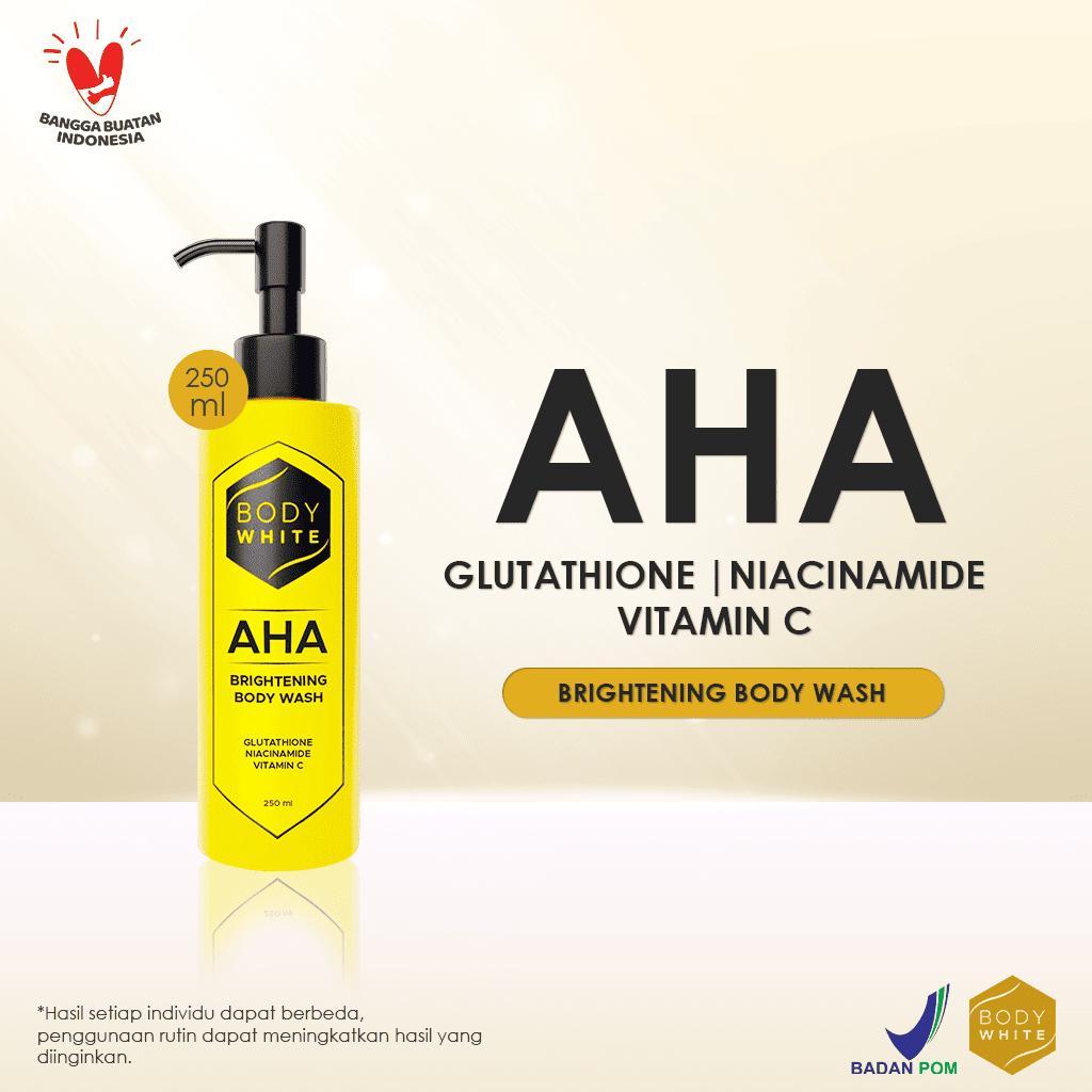 Jual Body White Aha Brightening Body Wash 250ml (BWBW) | Shopee Indonesia
