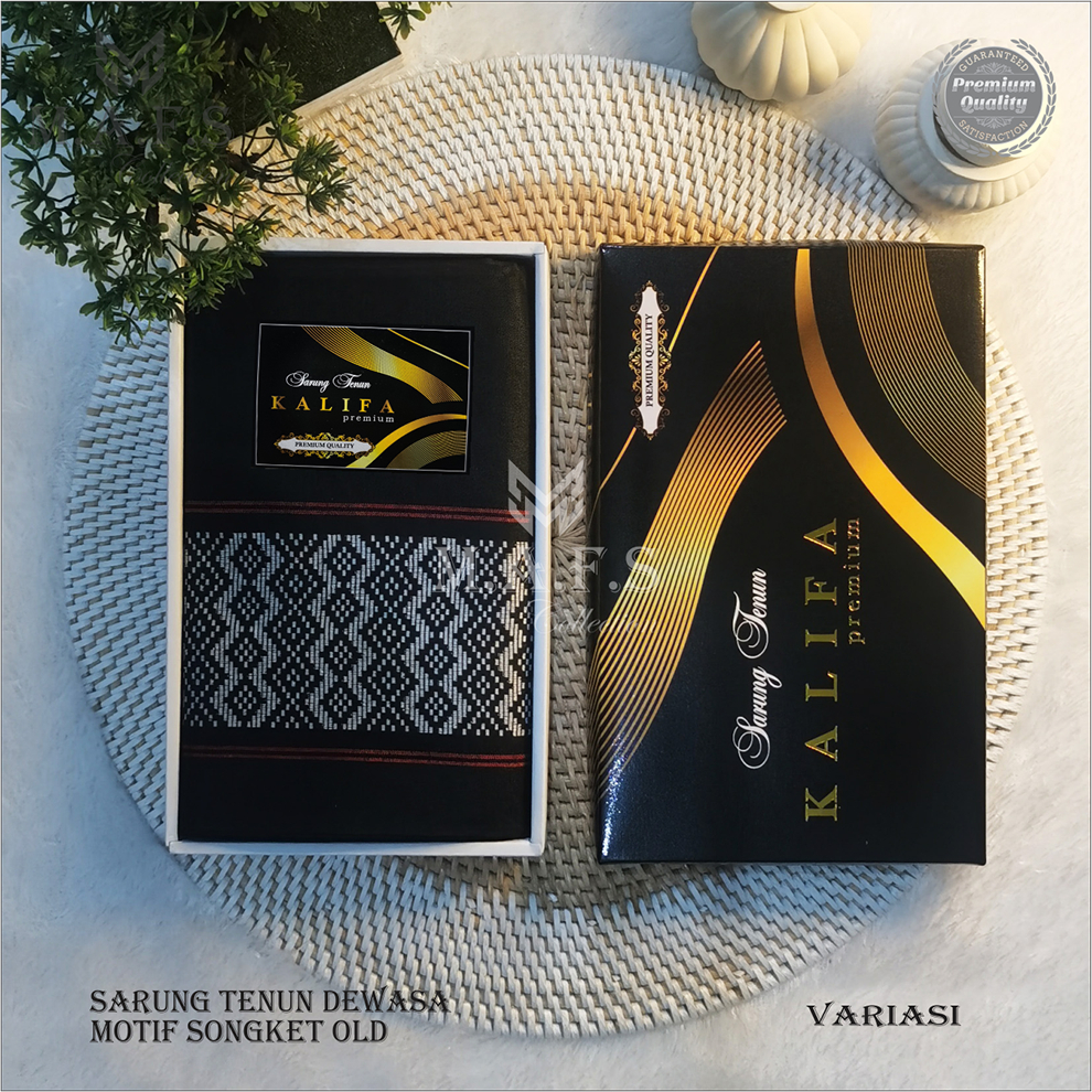KALIFA - SARUNG DEWASA SARUNG TENUN MOTIF SABUK SONGKET