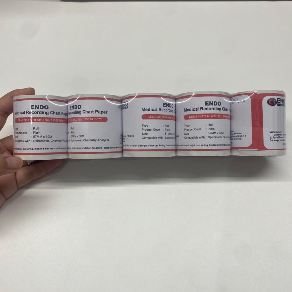 Jual ENDO Thermal Plain Paper 57mm x 30m - For Spirometer Chemistry ...
