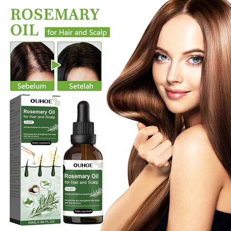 Jual Hair Serum Penumbuh Rambut Cepat Dan Tebal Rosemary Oil Serum ...
