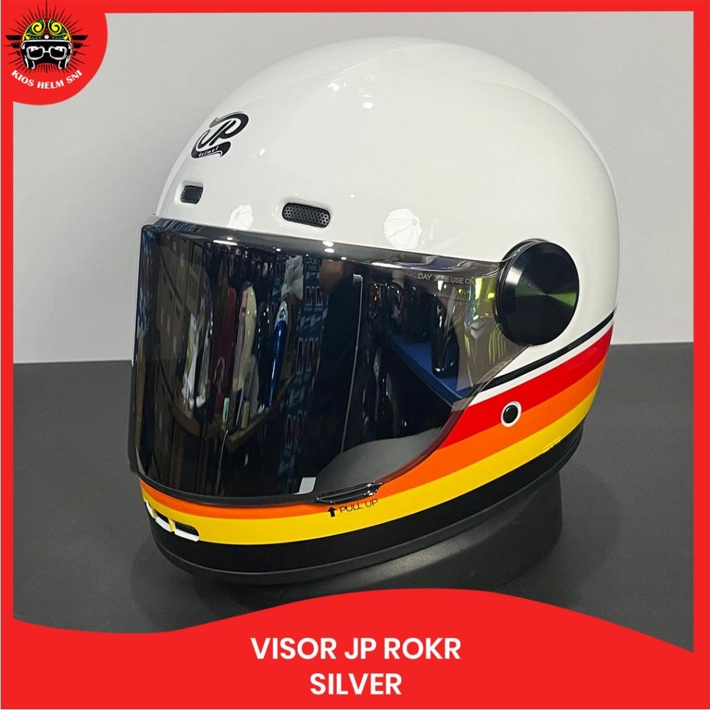 Jual Visor iridium JP Rokr silver original | Shopee Indonesia