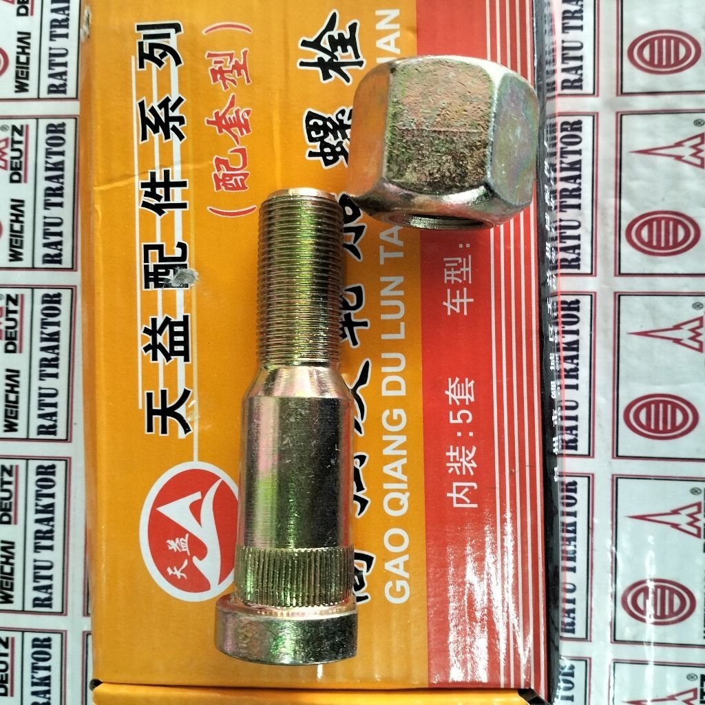 Jual baut roda loader SDLG XGMA XCMG LIUGONG LONKING | Shopee Indonesia