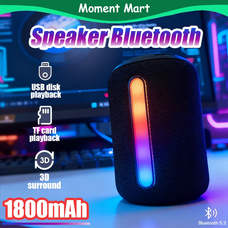 Jual *Produk baru* Bluetooth Speaker RGB LED Light Waterproof IPX4 ...