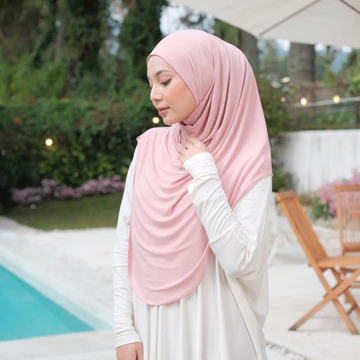 Pastellascarf Marwa Instant Hijab Oval Softpet Syar’I Bahan Jersey