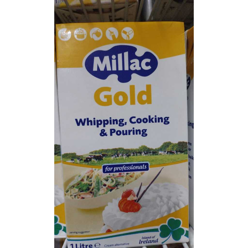 Jual Millac Gold Cooking Whipping & Pouring Cream 1Liter | Shopee Indonesia