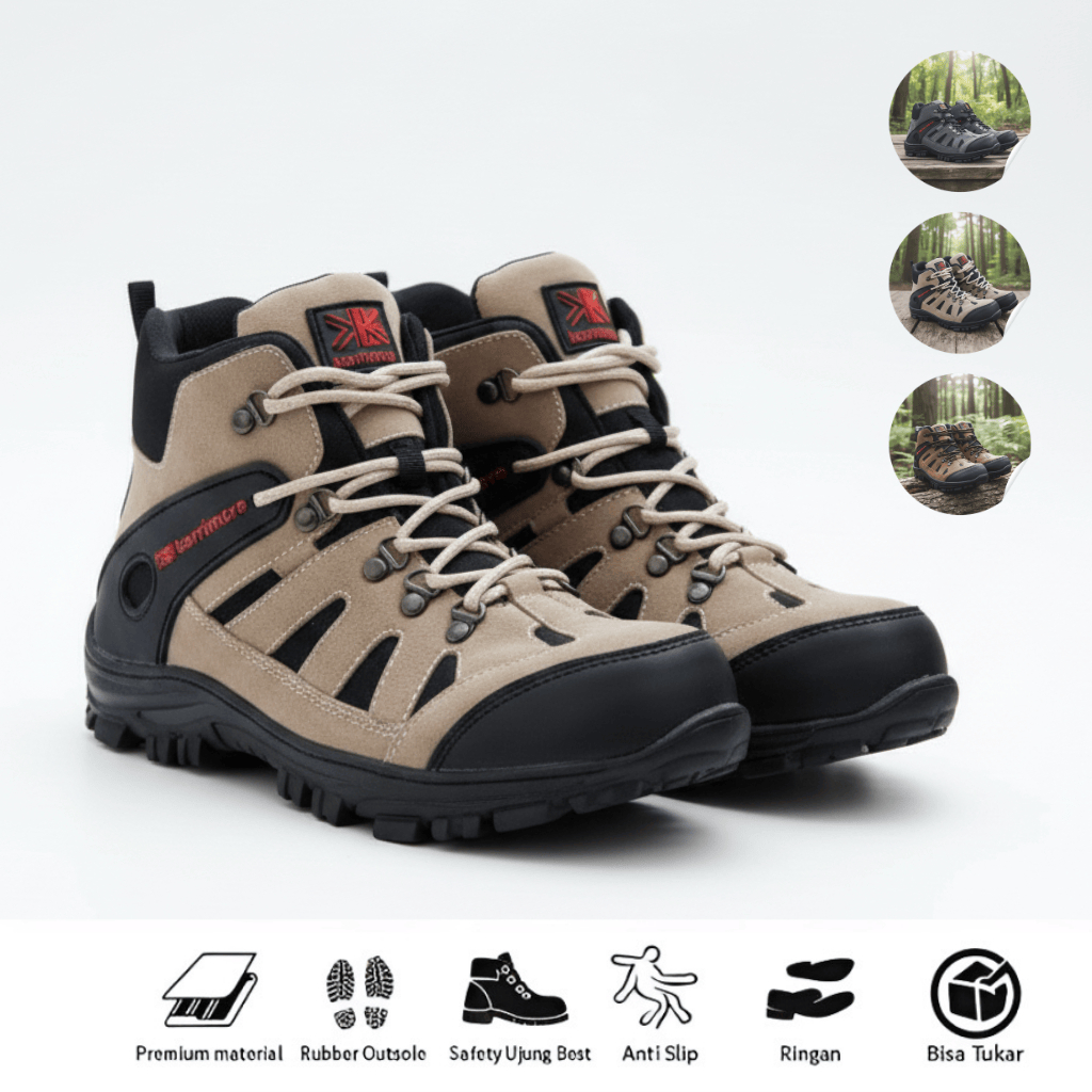 Sepatu Naik Gunung Tahan Air & Cengkeraman Kuat | Shopee