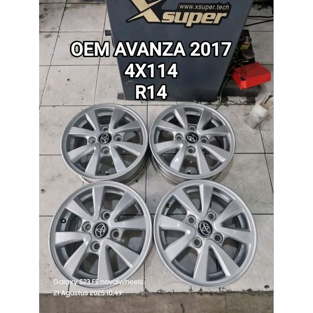 Jual velg seken oem Toyota avanza ring 14 | Shopee Indonesia