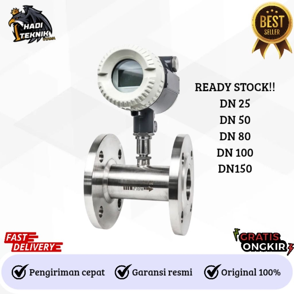 Jual FLow Meter Electromagnetic SS304 DN25 Flowmeter Size 1" Inch ...