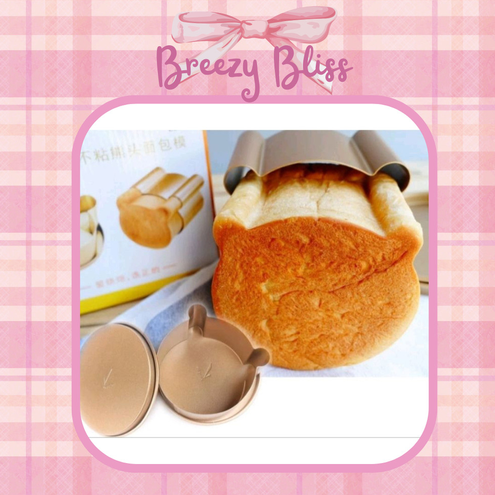 Jual Cetakan Kepala Beruang Anti Lengket/Cetakan Mouse/Roti Toast Gold ...