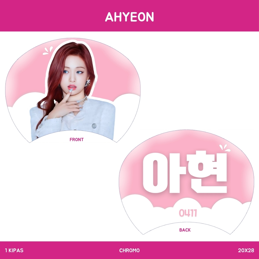 Jual KIPAS TANGAN BABYMONSTER KERANG BABY MONSTER UCHIWA FAN IDOL KPOP ...