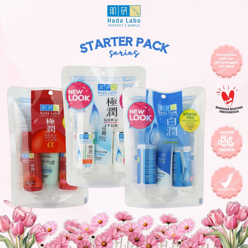 Jual HADA LABO Starter Pack [isi 3 pcs] - Gokujyun | Shirojyun ...