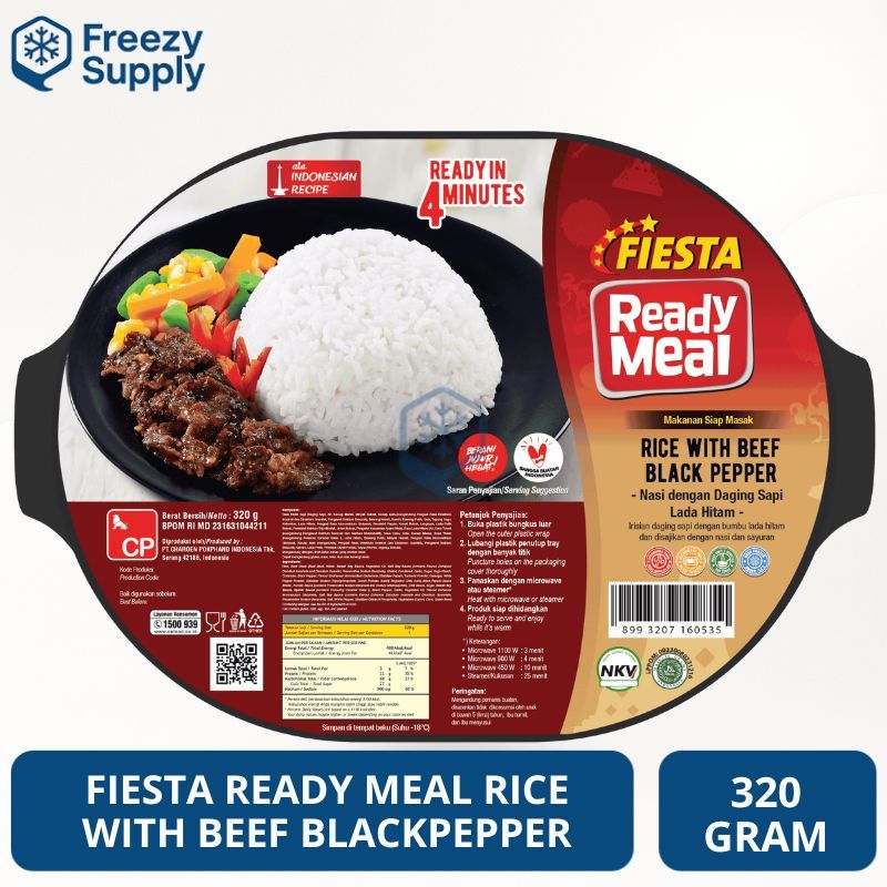 Jual Fiesta Rice With Beef Black Pepper 320 Gram Ready Meal | Shopee ...