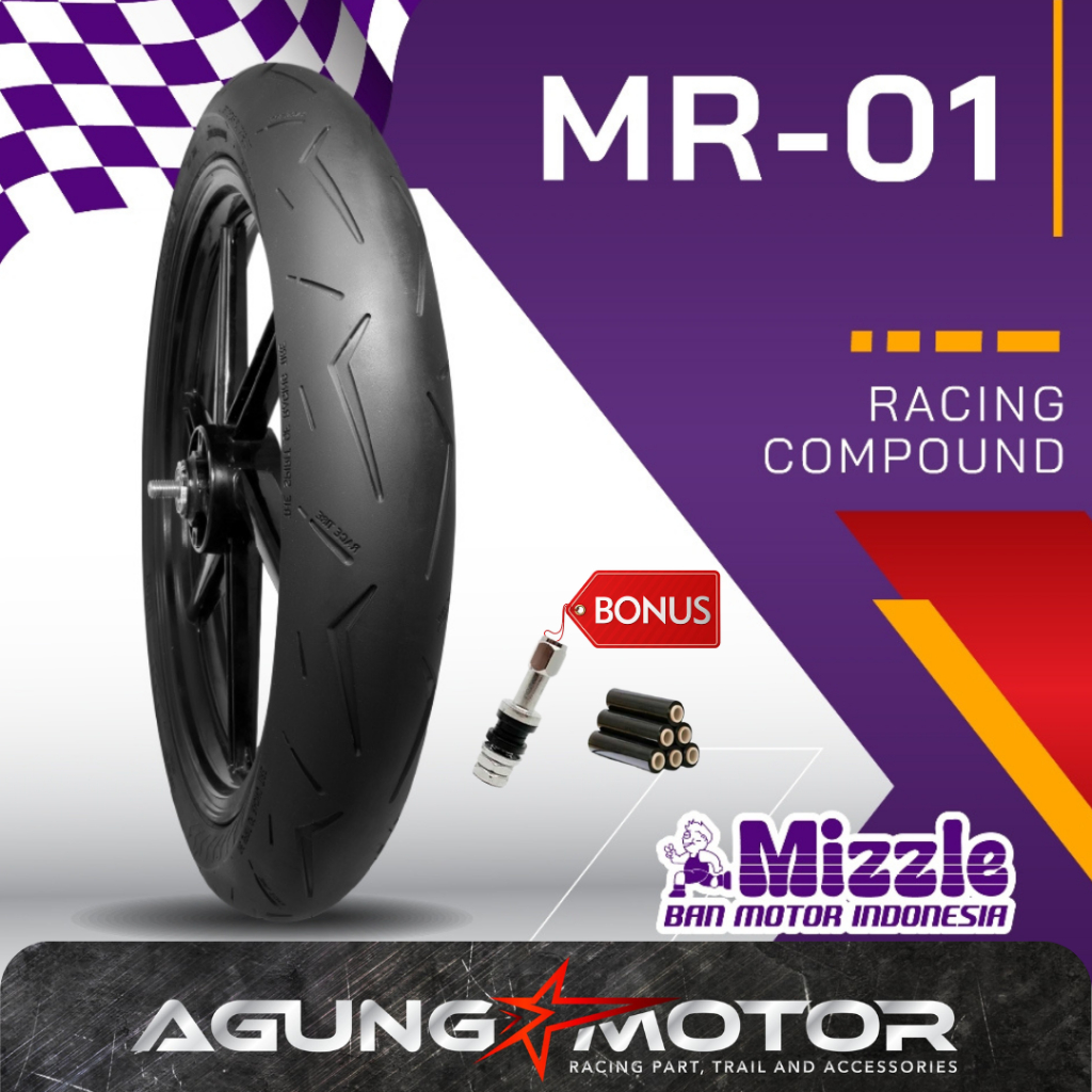 Jual Ban MIZZLE MR 01 90/80-14 100/80-14 Soft Compound Racing | Shopee ...