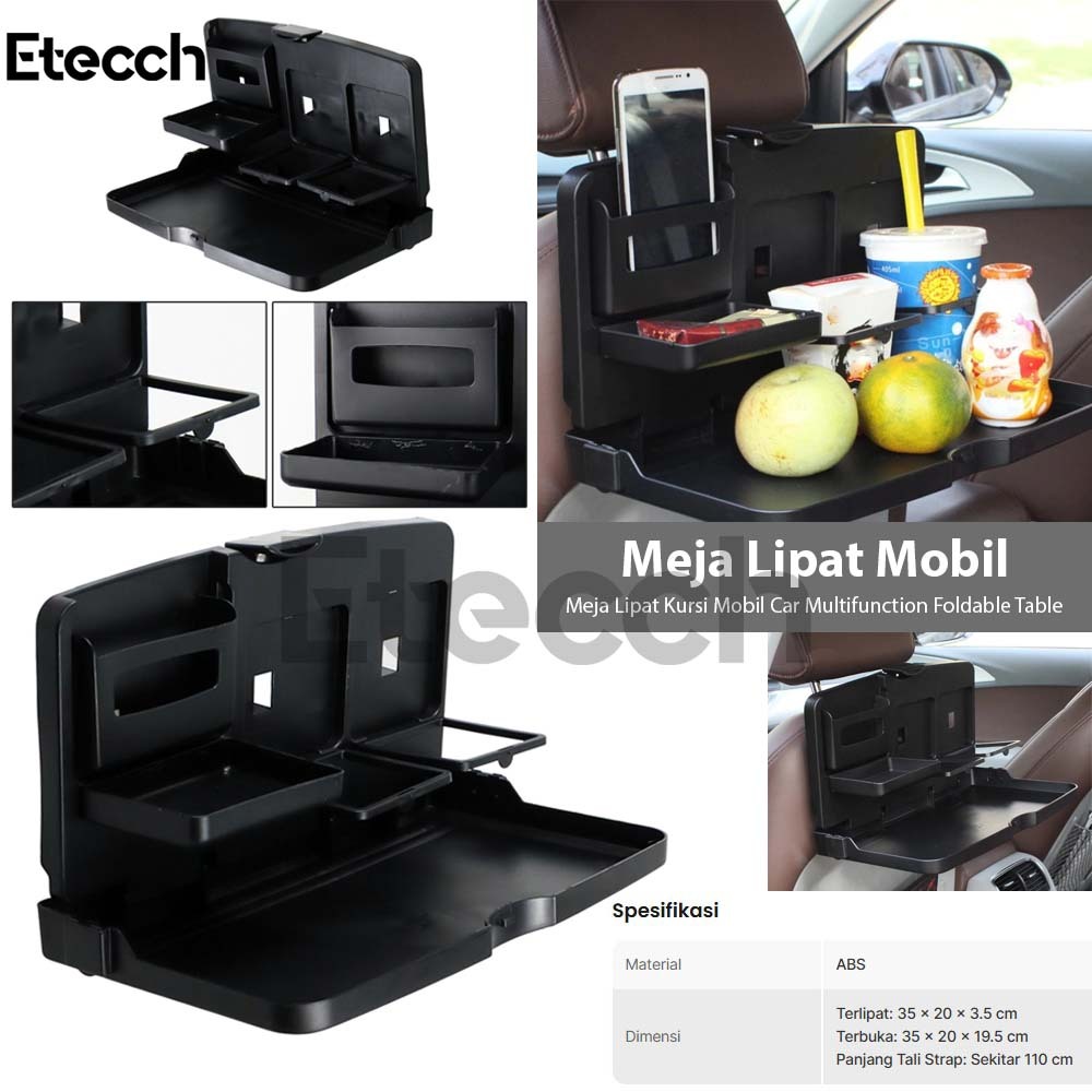 Jual Meja Lipat Kursi Mobil Car Multifunction Foldable Table - 1909 ...