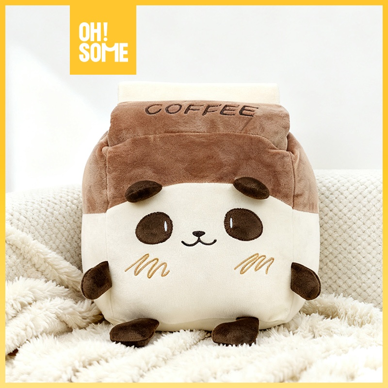Jual OHSOME - Coffee Panda Doll Boneka Coffee Panda Mainan Boneka ...