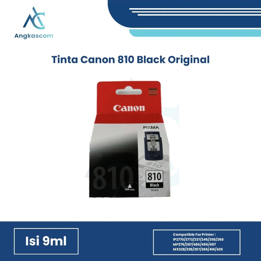 Jual Tinta Canon PG-810 PG 810 Black Original Ink Cartridge | Shopee ...