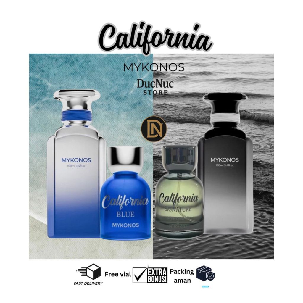 Jual Mykonos California (Signature & Blue) Extrait de Parfum 100ml ...