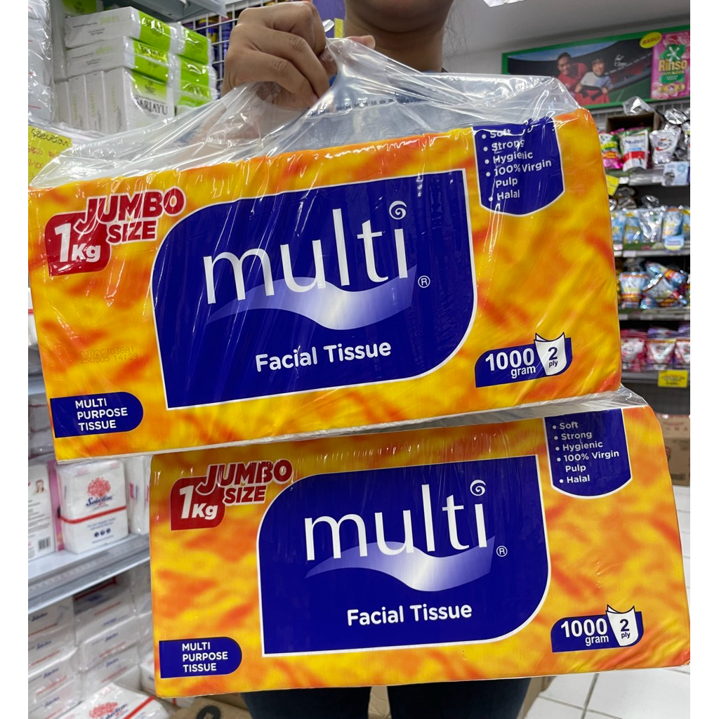 Jual [ PAKET ISI 2 ] TISU JUMBO SUPER PREMIUM MULTI 1KG | Shopee Indonesia