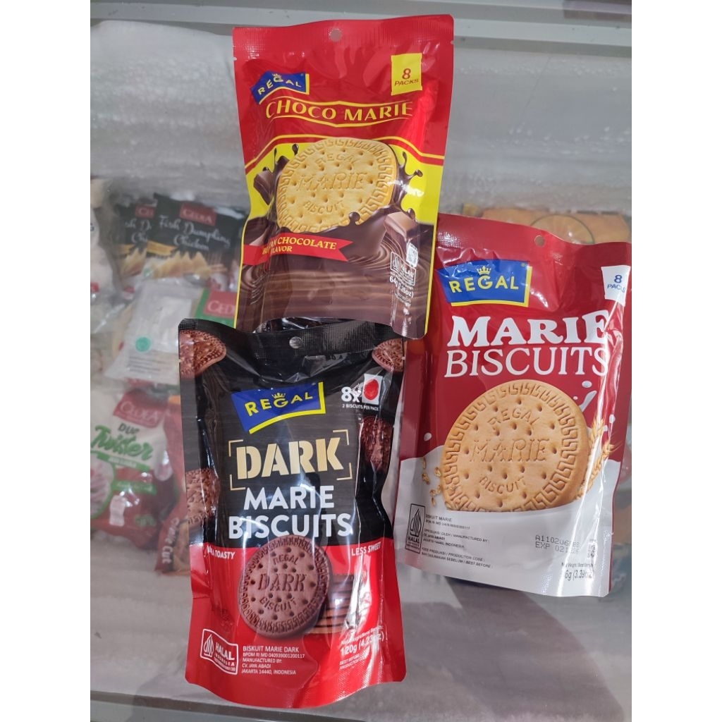 Jual Regal Marie Biscuit ( Marie Biscuits 96gr, Dark Marie Biscuits ...