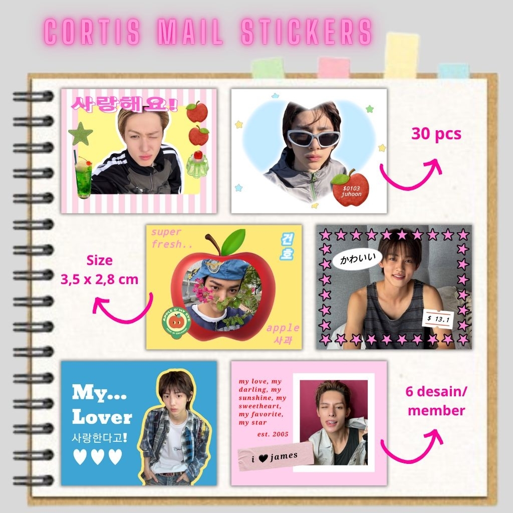 Jual [READY STOK!] CORTIS MAIL STICKER 30PCS, 6 DESAIN/MEMBER | Shopee ...