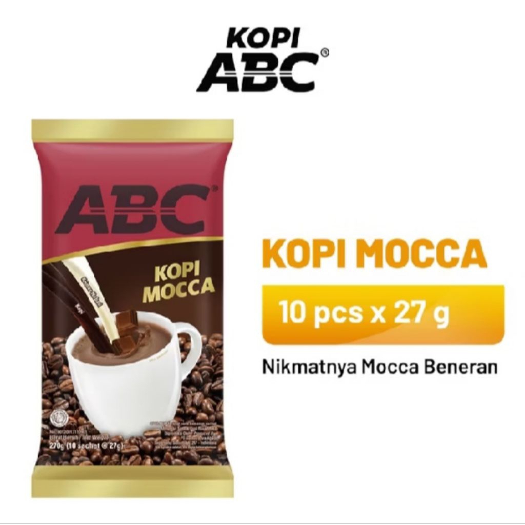 Jual Kopi ABC Mocca 1 Renceng isi 10 Sachet | Shopee Indonesia