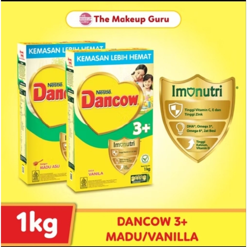 Jual DANCOW 3+ 1kg - Susu Pertumbuhan Rasa Madu Box 1Kg | Shopee Indonesia