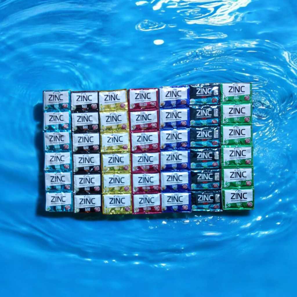 Jual 12pcs ½ renceng shampo zinc pencuci rambut anti ketombe | Shopee ...