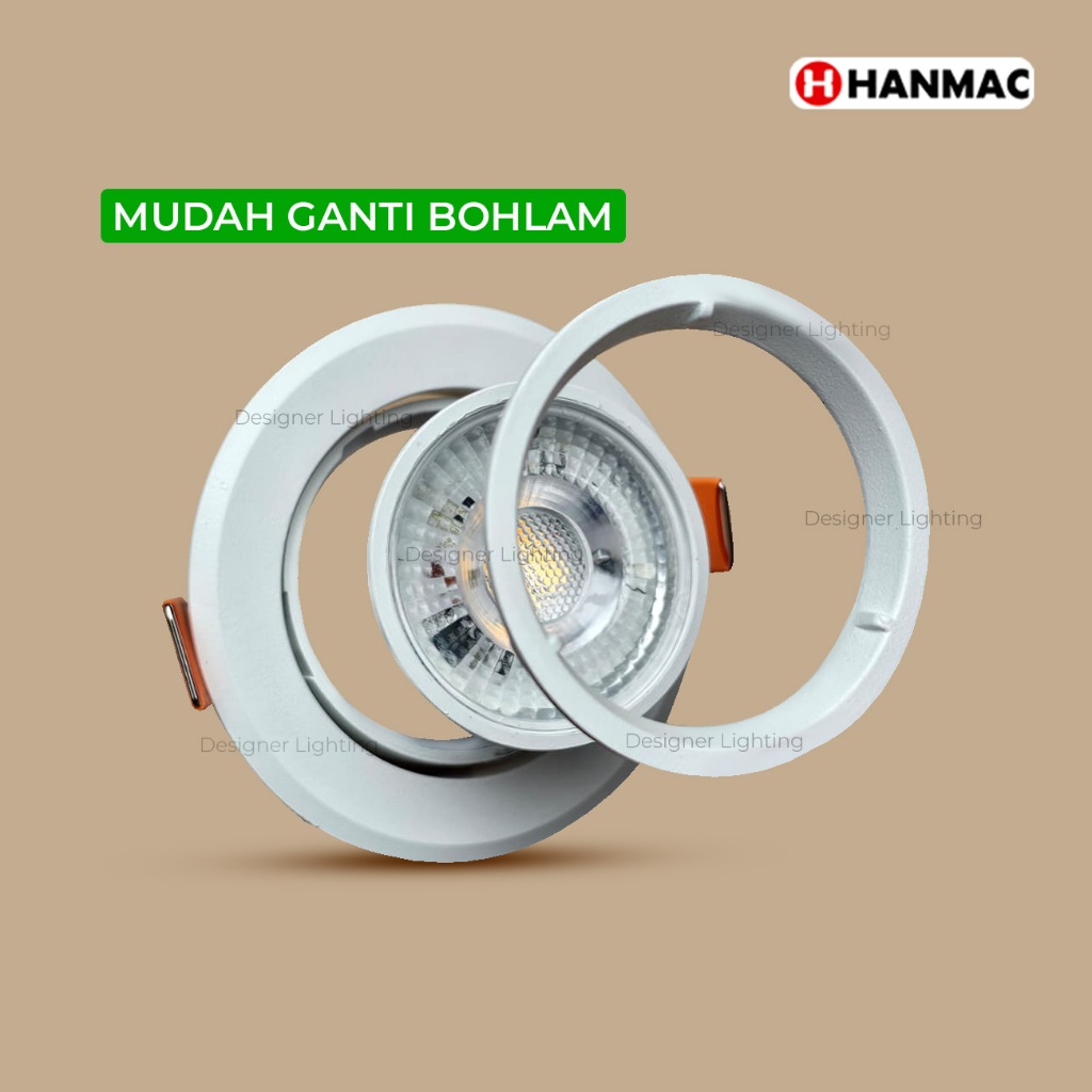 Jual Lampu downlight inbow bulat sorot tanam plafon led 6w 10w 15w ...