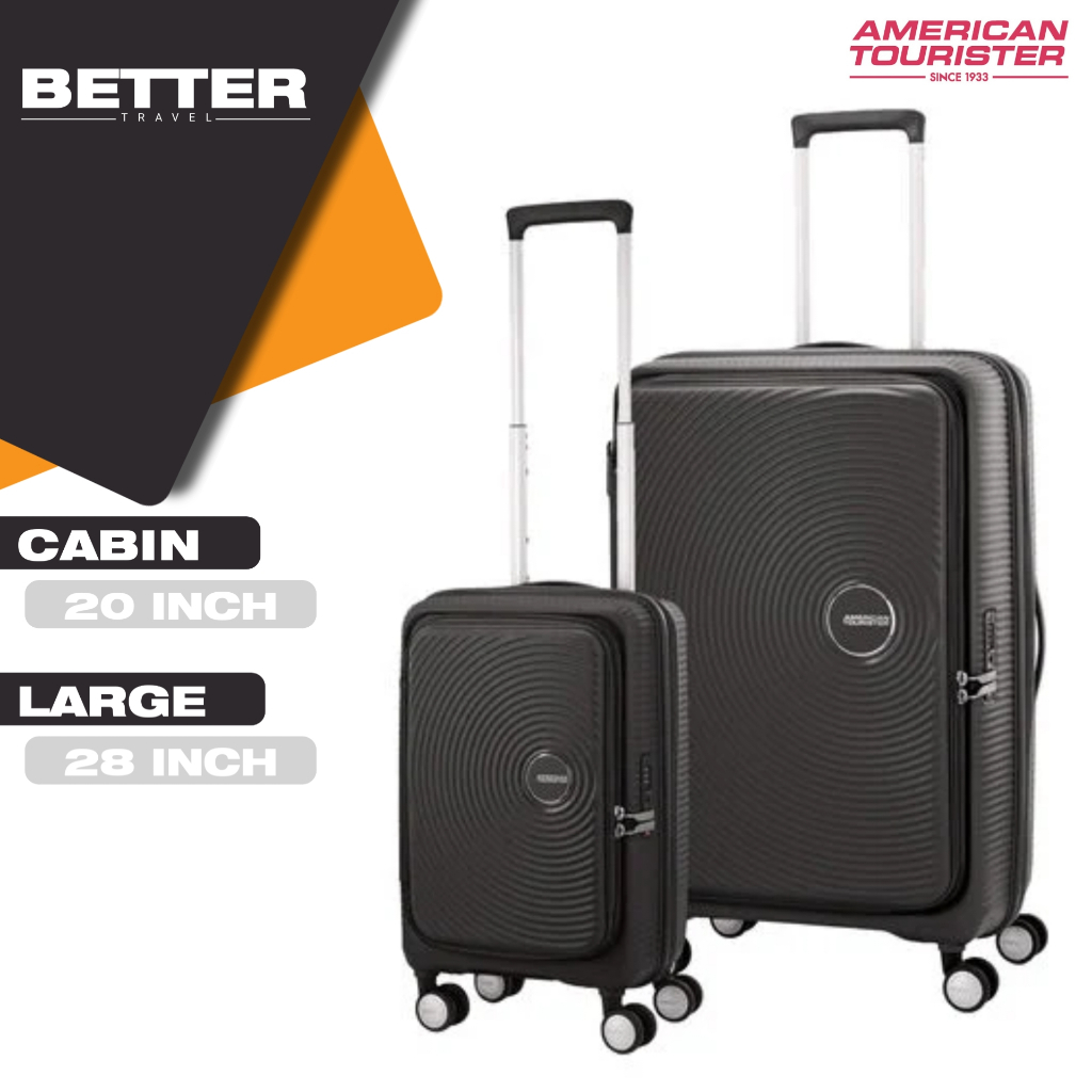 Jual koper 20 inch dan 28 inch bundling AMERICAN TOURISTER hardcase ...