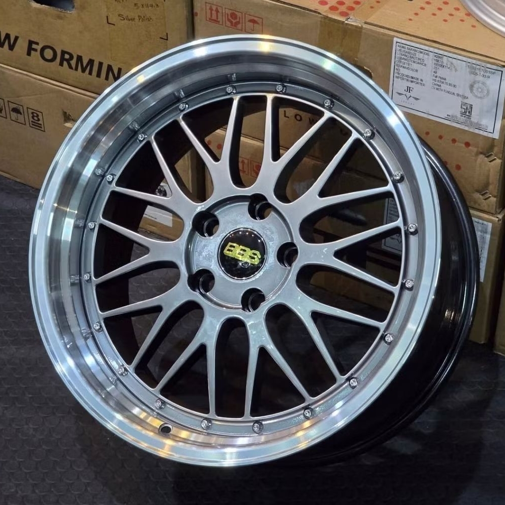 Jual velg bbs lm pcd 5x114,3 ring 18 lebar 9 et 25 velg mobil racing ...