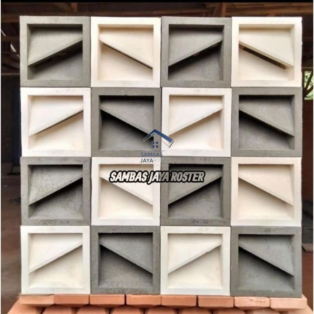 Jual ROSTER BETON ROSTER MINIMALIS MODERN LUBANG ANGIN motif MNC anti ...