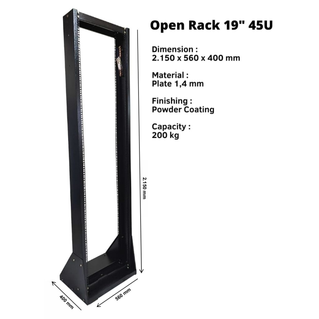 Jual Open Rack 19 inch 45U | Shopee Indonesia