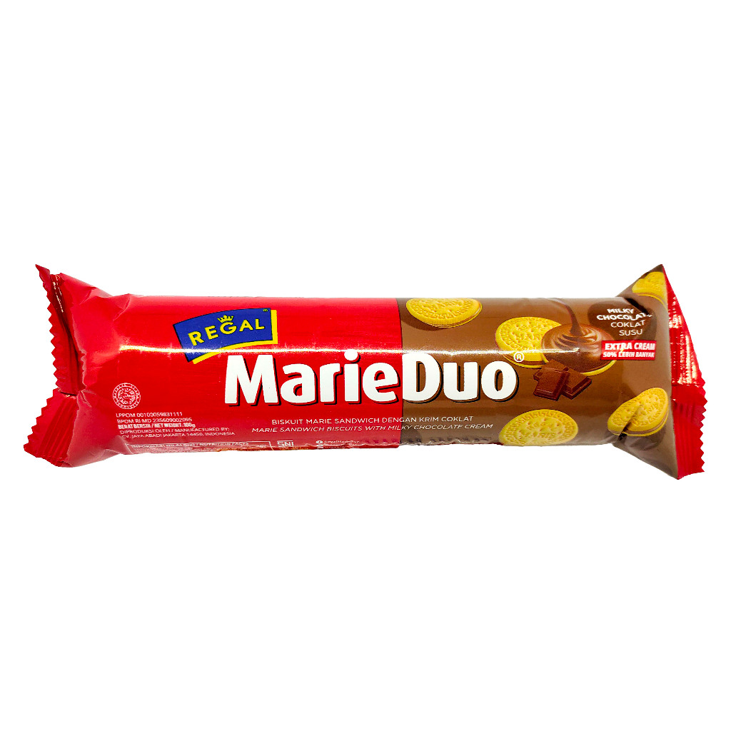 Jual Biskuit REGAL MARIE DUO Choco Cokelat 100 gr | Shopee Indonesia