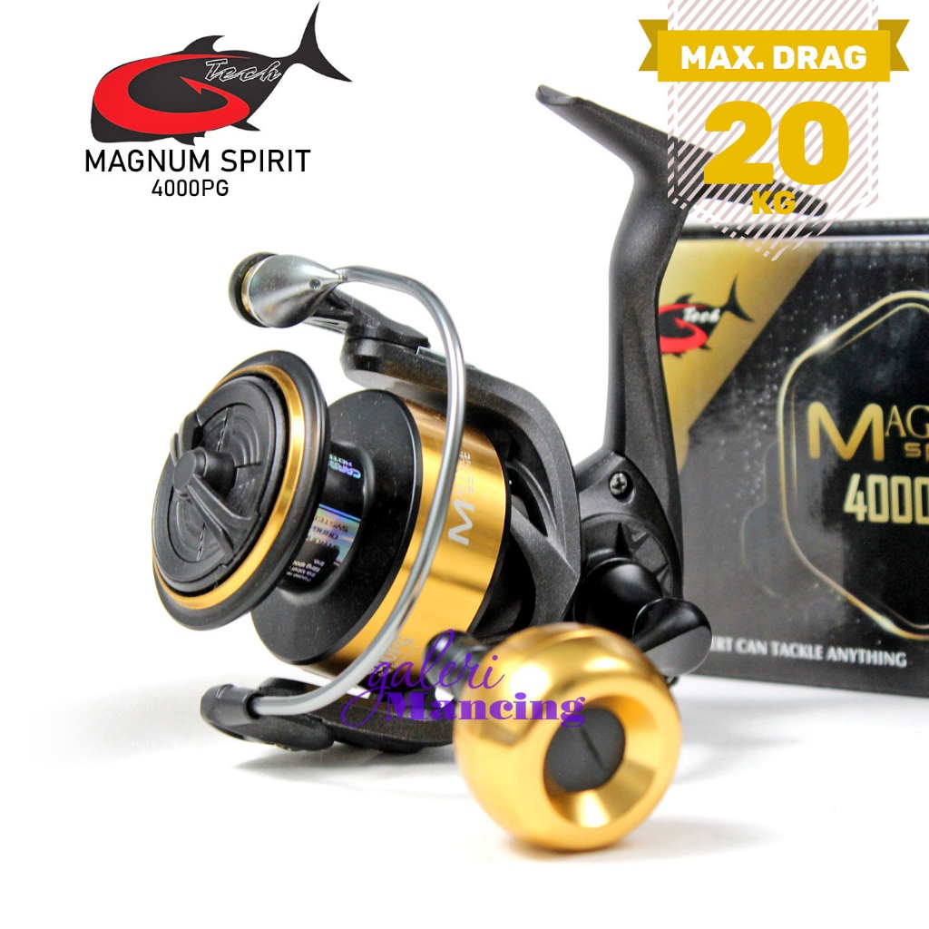Jual Reel G-TECH MAGNUM SPIRIT 2000 3000 4000 PG HG | Power Handle ...