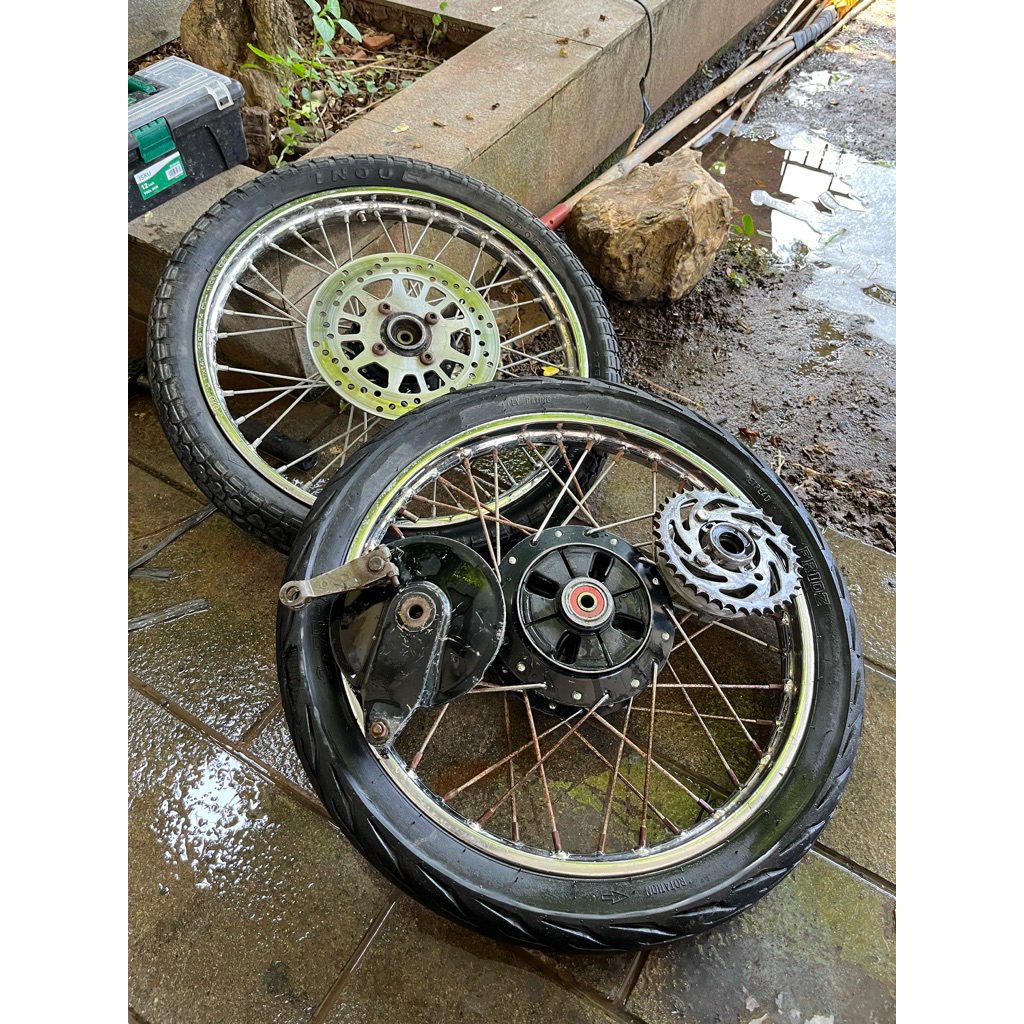 Jual velg roda depan belakang yamah Jupiter Burhan,Vega r new,Vega ZR ...