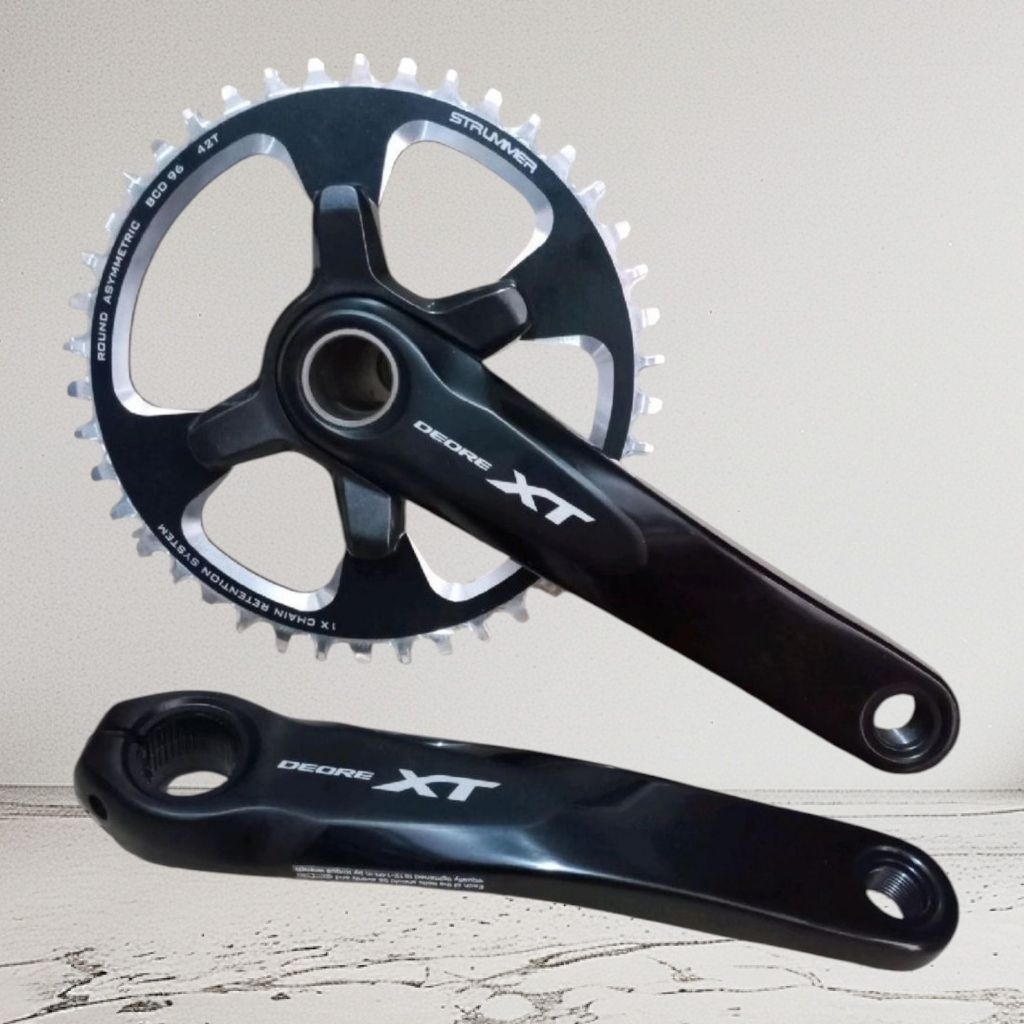 Jual Crank Shimano deore xt m8000 Japan custom single chainring 42T ...