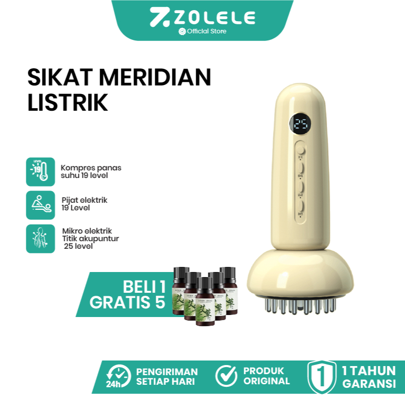 Jual New Electric Meridian Brush Scraping Instrument Abdominal Massager ...