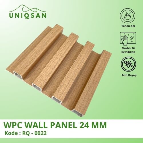 Jual WPC Wall Panel 3 Meter 24 mm Kode RQ - 0022 Dekorasi Dinding Kayu ...