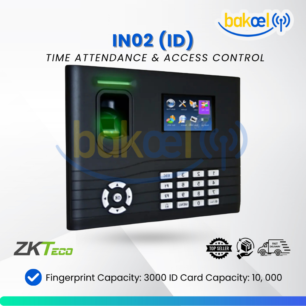 Jual ZKTECO IN02 (ID) TIME ATTENDANCE & ACCESS CONTROL ZKTECO IN02 ...