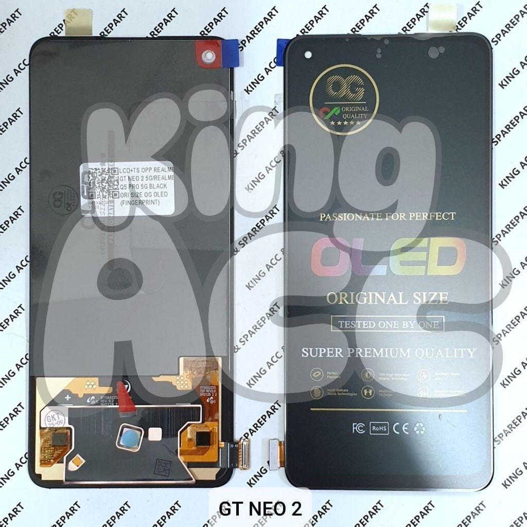Jual LCD TOUCHSCREEN OPP REALME GT NEO 2 5G / REALME Q5 PRO 5G BLACK OG ...