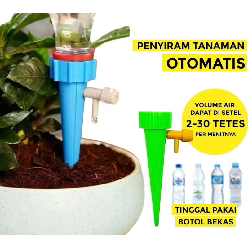 Irigasi Penyiram Pot Tanaman Tetes Otomatis / Alat Tetesan Tanaman Automatic / Irigasi Tanaman Otomatis TM AJ05