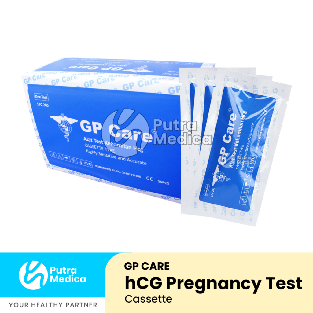 Jual GP Care HCG Test Device Cassette - 1 Box / Alat Tes Kehamilan ...