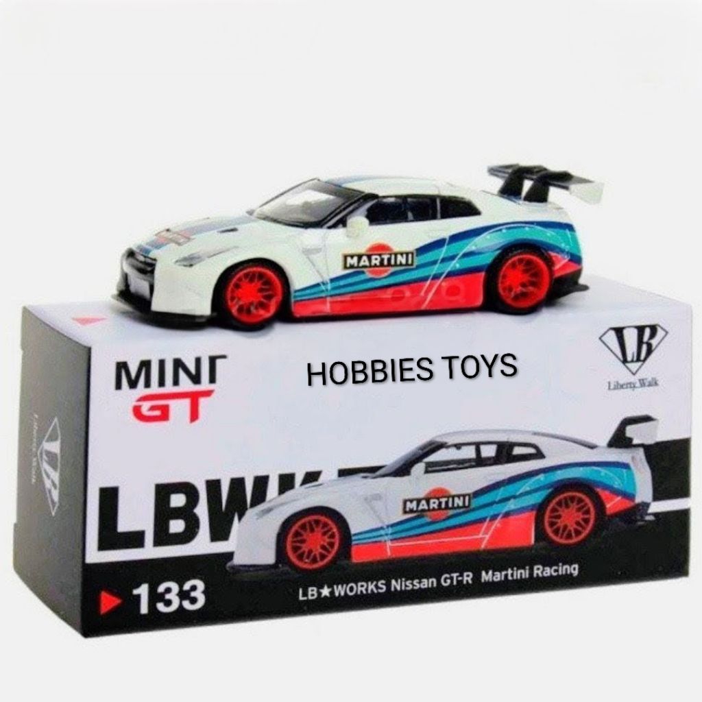 Jual Mini GT 133 LB WORKS Nissan GT-R R35 Martini Racing | Shopee