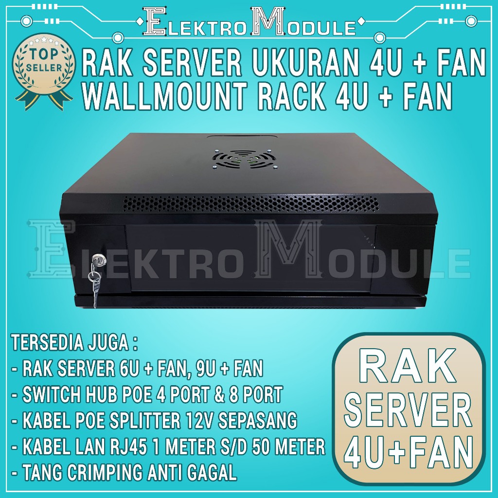 Jual Wallmount Rack Server 4U / Wallmount Rack 4U / Rak Server Ukuran ...