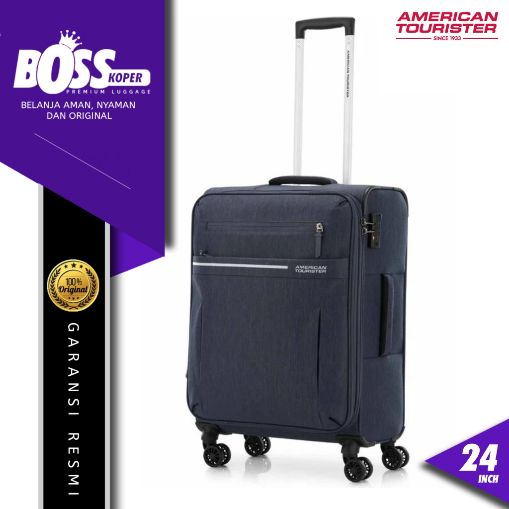 Jual AMERICAN TOURISTER Koper 24 inch medium softcase expand tsa lock ...