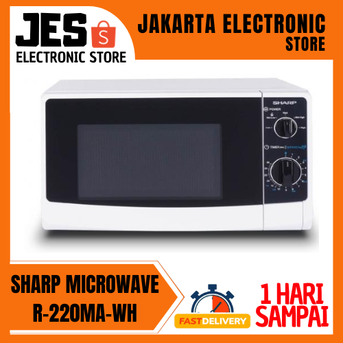 Jual SHARP R-220MA-WH Stylish Designed Microwave Oven 20L (White ...