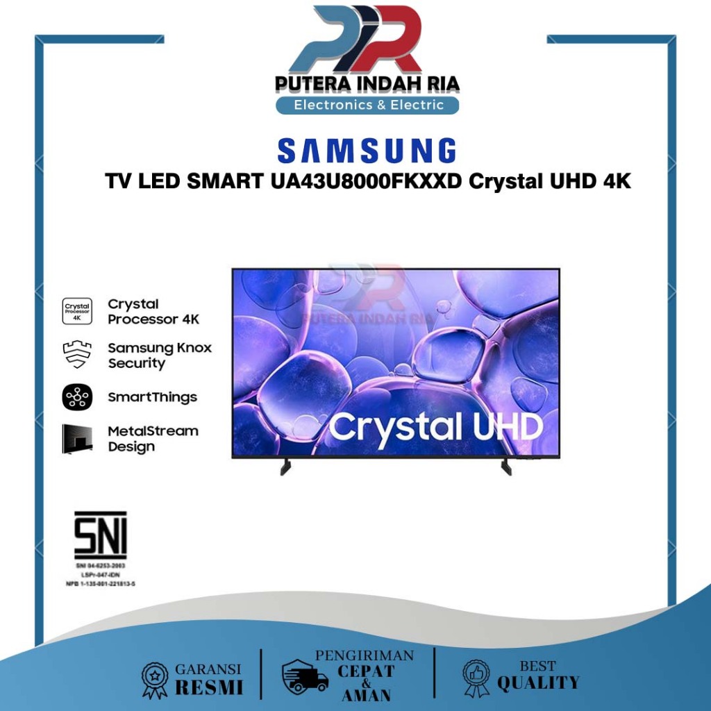 Jual TV LED Samsung 43" Crystal UHD 4K U8000F Smart TV | Crystal ...