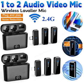 JAYA GOOJODOQ Mik Microphone Wireless Kerah Imam Masjid Youtuber Konten Kreator Kit 2.4G USB