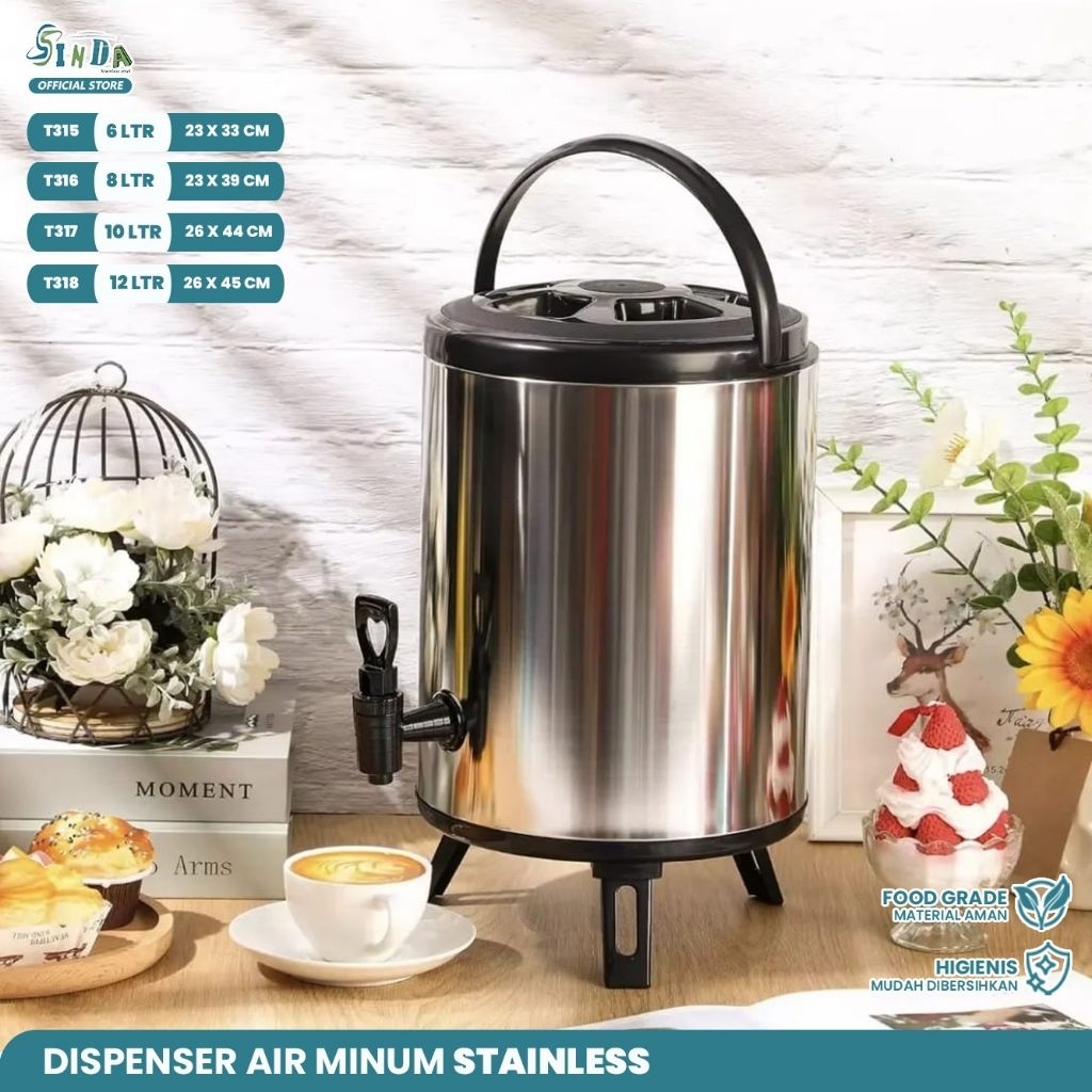 Jual Milk Tea Bucket Dispenser Stainless steel Air Panas | Shopee Indonesia